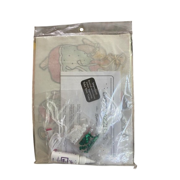 Daisy Dazzlers Angel Bunnies Fashion Sequin Kit With Multicolor Transfer New - Picture 5 of 5